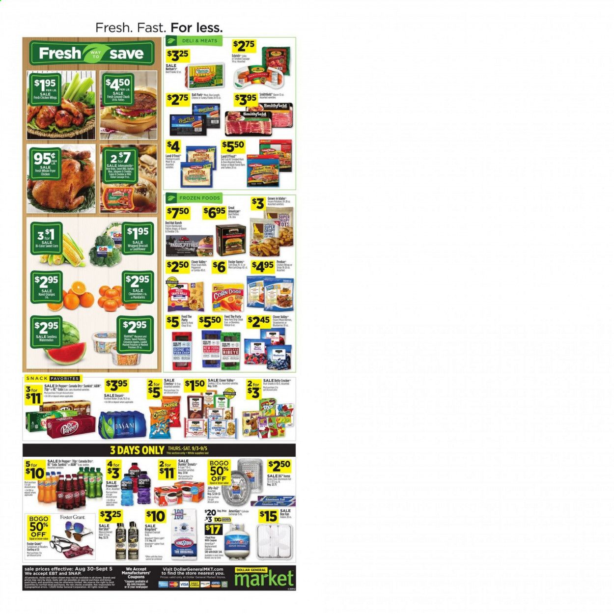 Dollar General (WV) Weekly Ad August 30 to September 5