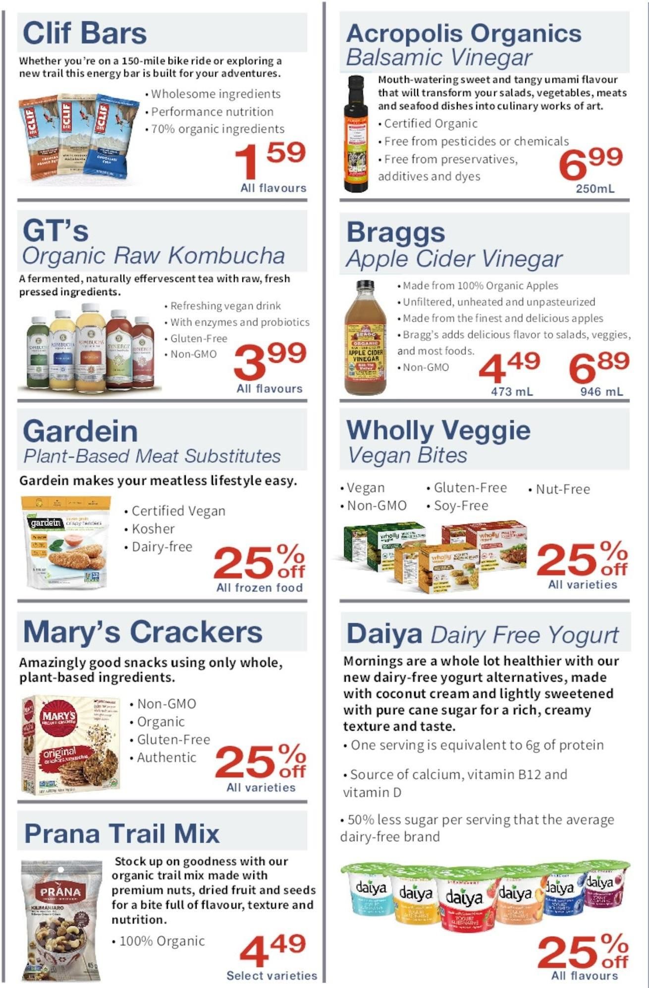 Noah's Natural Foods Flyer September 1 to 30