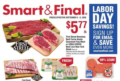 Smart & Final Weekly Ad September 2 to September 8