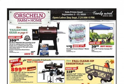 Orscheln Farm and Home Weekly Ad September 2 to September 13