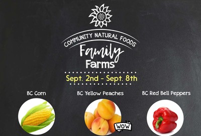 Community Natural Foods Flyer September 2 to 8