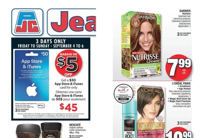 Jean Coutu (ON) Flyer September 4 to 10