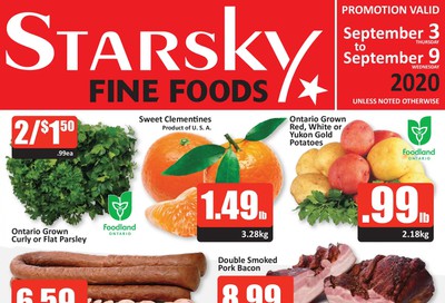 Starsky Foods Flyer September 3 to 9