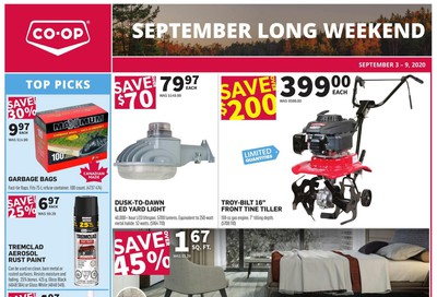 Co-op (West) Home Centre Flyer September 3 to 9