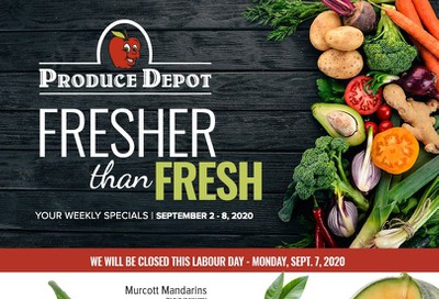 Produce Depot Flyer September 2 to 8