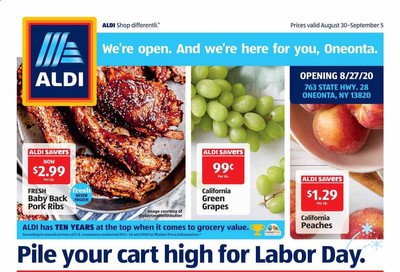 ALDI (NY) Weekly Ad August 30 to September 5