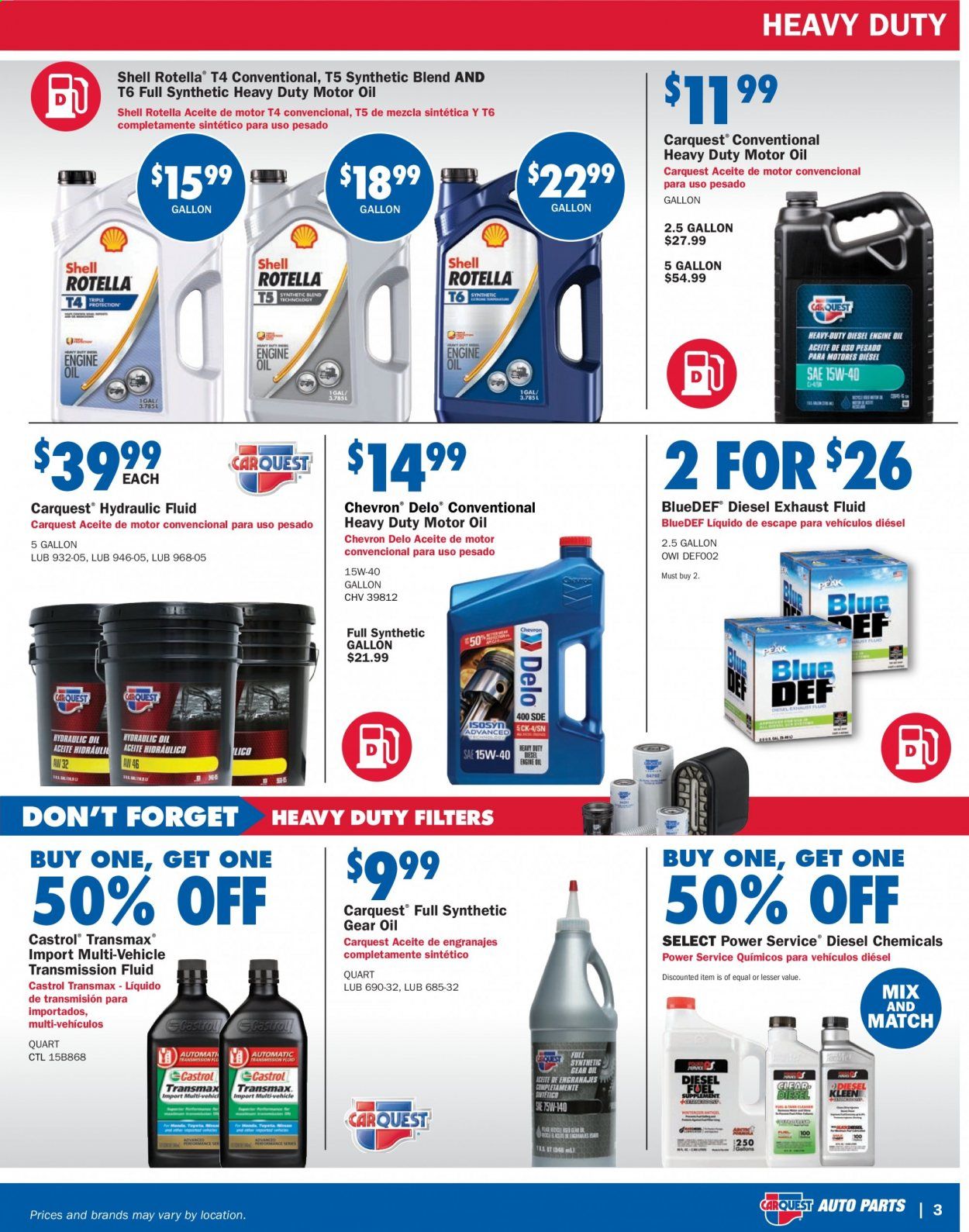 Carquest Weekly Ad August 27 to September 30