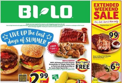 BI-LO Weekly Ad September 2 to September 8