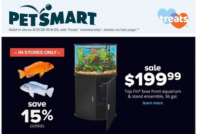 PetSmart Weekly Ad August 31 to October 4