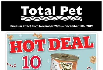 Total Pet Flyer November 28 to December 11