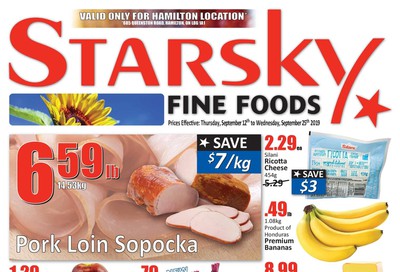 Starsky Foods (Hamilton) Flyer September 12 to 25