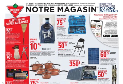 Canadian Tire (QC) Flyer September 3 to 9