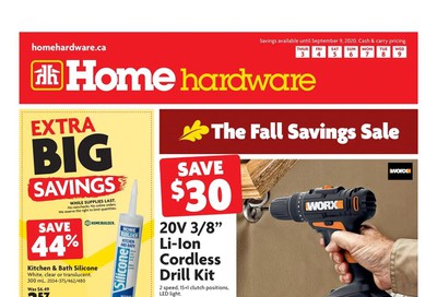Home Hardware (Atlantic) Flyer September 3 to 9
