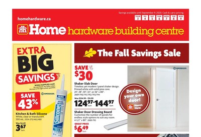 Home Hardware Building Centre (BC) Flyer September 3 to 9