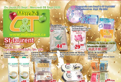 Marche C&T (St. Laurent) Flyer September 3 to 9