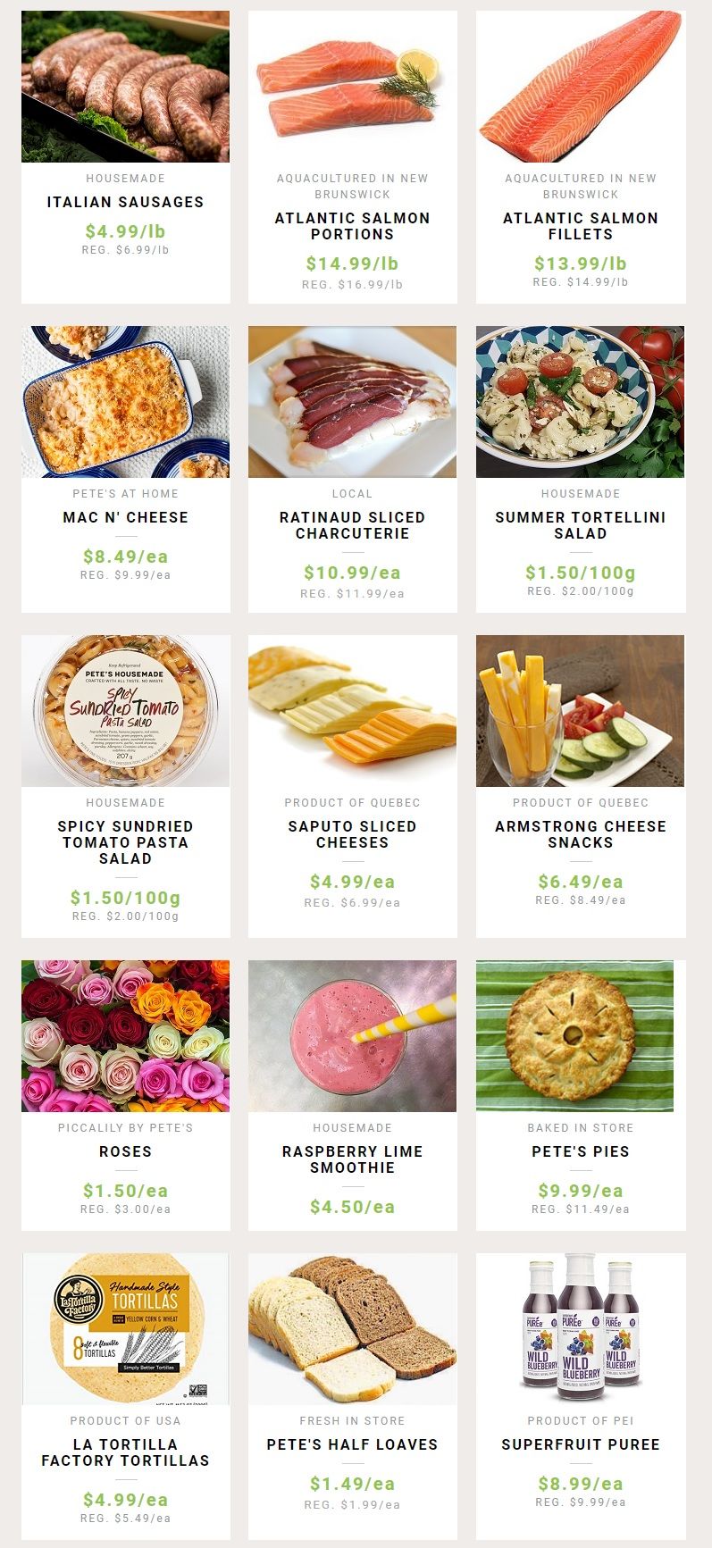 Pete's Fine Foods Flyer September 3 to 9