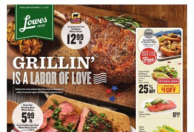 Lowes Foods Weekly Ad September 2 to September 8