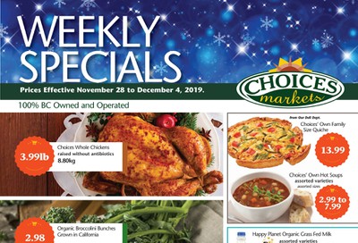 Choices Market Flyer November 28 to December 4