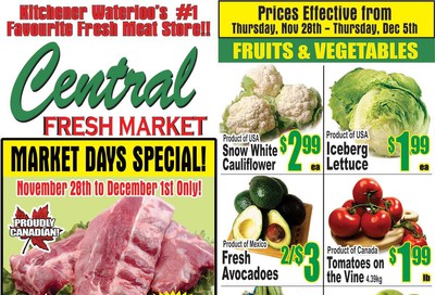 Central Fresh Market Flyer November 28 to December 5