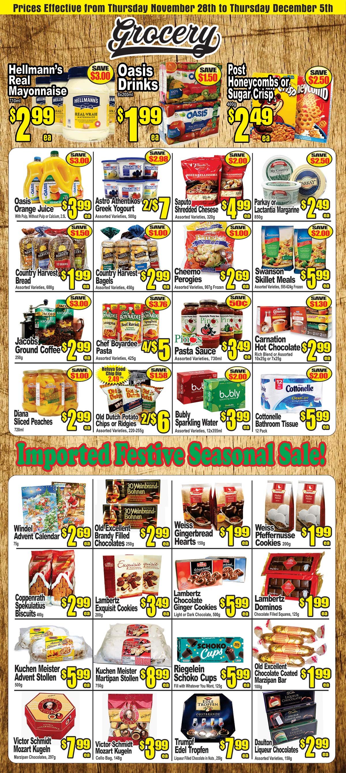 Central Fresh Market Flyer November 28 to December 5