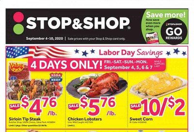 Stop & Shop (RI) Weekly Ad September 4 to September 10