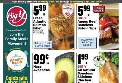 Big Y (MA) Weekly Ad September 3 to September 9