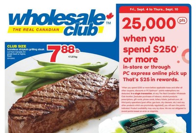 Real Canadian Wholesale Club Flyer September 4 to 10