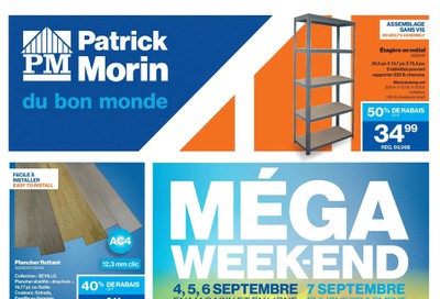 Patrick Morin Flyer September 3 to 9