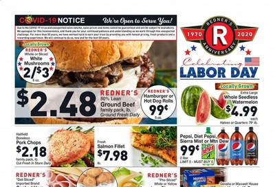 Redner's Markets Weekly Ad September 3 to September 9