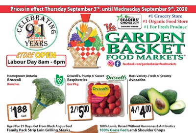 The Garden Basket Flyer September 3 to 9