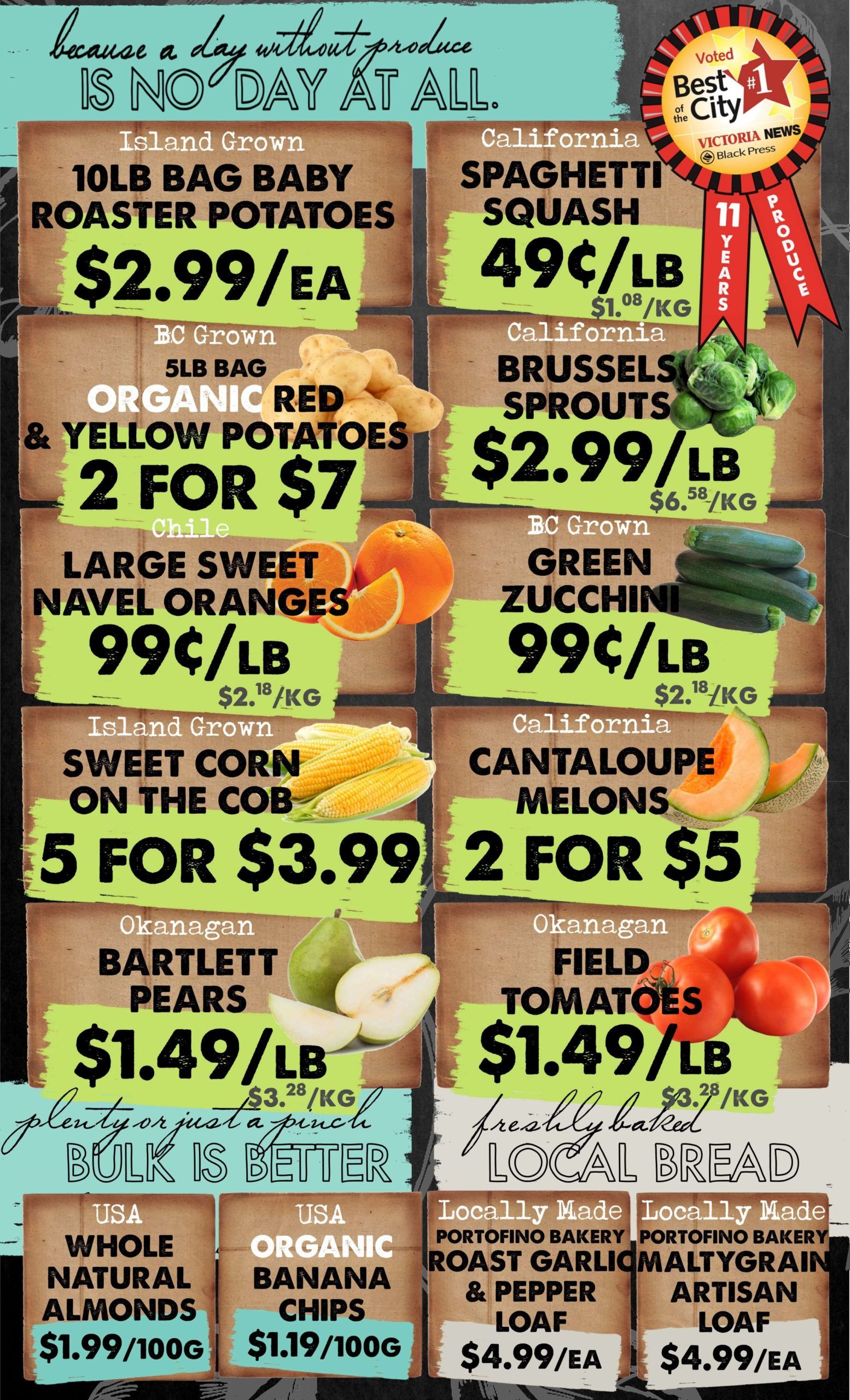 The Root Cellar Flyer September 3 to 9
