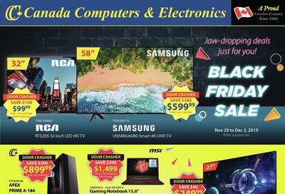 Canada Computers Black Friday Flyer November 29 to December 2, 2019
