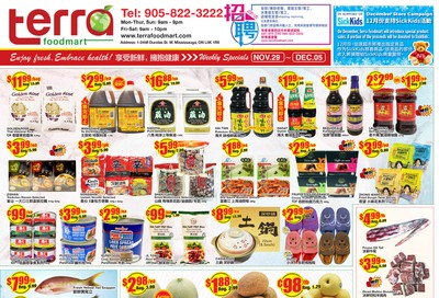 Terra Foodmart Flyer November 29 to December 5