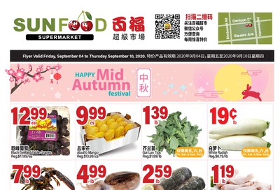Sunfood Supermarket Flyer September 4 to 10