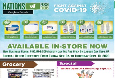 Nations Fresh Foods (Vaughan) Flyer September 4 to 10