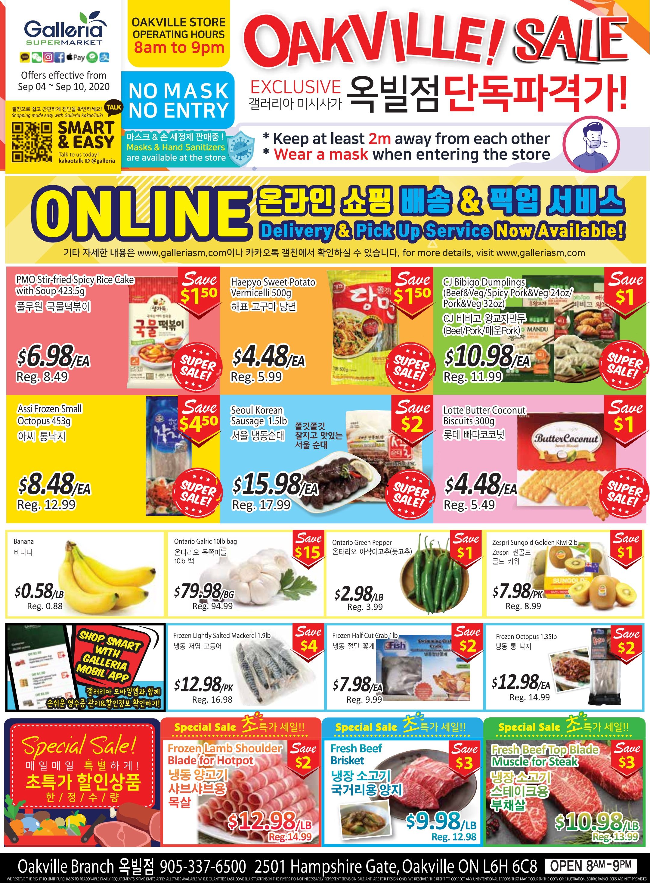 Galleria Supermarket Flyer September 4 to 10