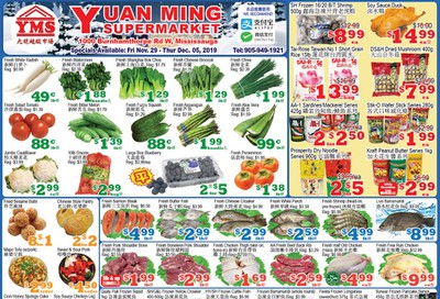 Yuan Ming Supermarket Flyer November 29 to December 5