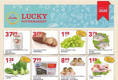 Lucky Supermarket (Edmonton) Flyer September 4 to 10