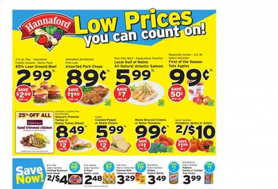 Hannaford (VT) Weekly Ad September 6 to September 12