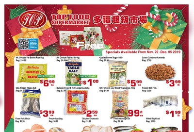 Top Food Supermarket Flyer November 29 to December 5