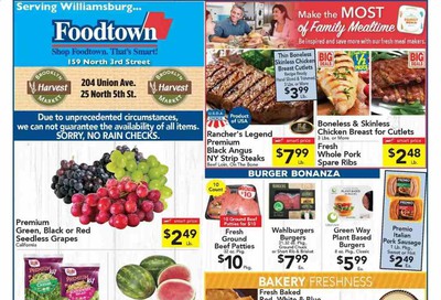 Foodtown Weekly Ad September 4 to September 10