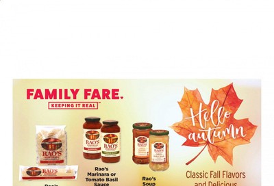 Family Fare Weekly Ad August 30 to October 31