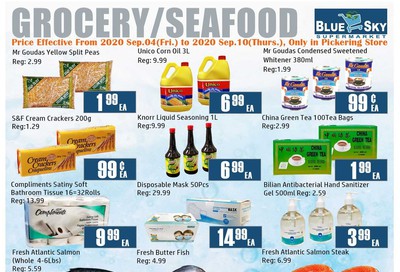 Blue Sky Supermarket (Pickering) Flyer September 4 to 10