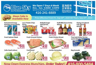 Blue Sky Supermarket (North York) Flyer September 4 to 10