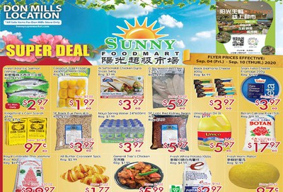Sunny Foodmart (Don Mills) Flyer September 4 to 10