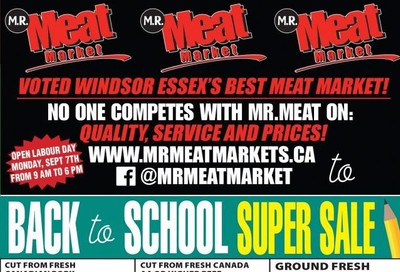 M.R. Meat Market Flyer September 5 to 12