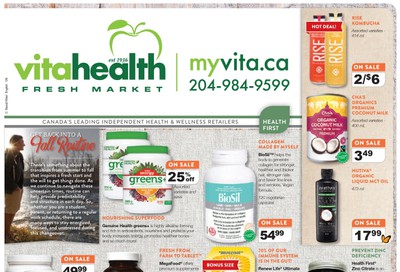 Vita Health Fresh Market Flyer September 4 to 20