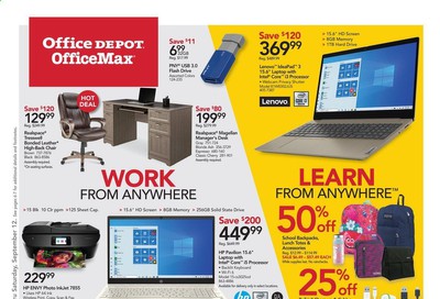 Office Depot Weekly Ad September 6 To September 12 1 Preview 400 