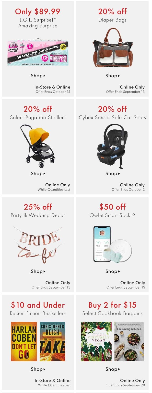 Chapters Indigo Online Deals of the Week September 7 to 13