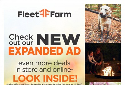 Fleet Farm Weekly Ad September 4 to September 12